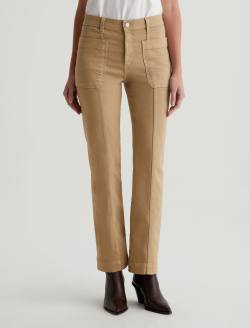 Lila Sandstone Mist Mid-Rise Utility Straight WOMENS BOTTOMS Photo 3