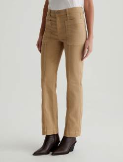 Lila Sandstone Mist Mid-Rise Utility Straight WOMENS BOTTOMS Photo 6