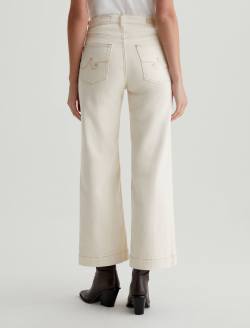 Saige Wide Leg Crop White Oat Mid-Rise Wide Leg WOMENS BOTTOMS Photo 8