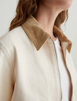 ★OSTKAKA★ Diago casual jacket ivory Jackets Unisex DORR CANVAS Mid BEIGE GESSO
