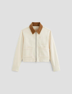 Jo Jacket White Oat/Sandstone Mist Utility Jacket WOMENS TOPS Photo 1