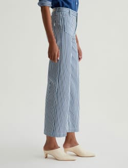 Kassie Nordic Stripe Indigo Multi High-Rise Wide Leg Crop WOMENS BOTTOMS Photo 5