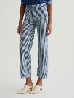Kassie Nordic Stripe Indigo Multi High-Rise Wide Leg Crop WOMENS BOTTOMS Photo 6