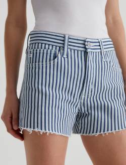 Halle Short Nordic Stripe Indigo Multi High-Rise Relaxed Short WOMENS BOTTOMS Photo 3