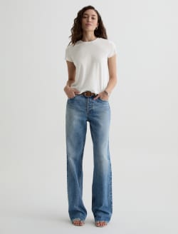 Zoie Tee White Relaxed Top WOMENS TOPS Photo 5
