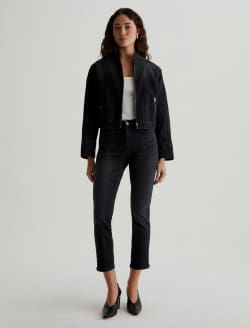 【AG】Mari Crop ハイライズ スリムストレート クロップドデニム Mari Crop High Rise Slim Straight Jeans – The Augusta
