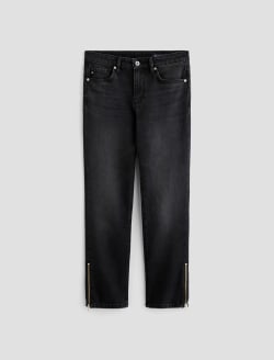 Mari Crop Elixir Moto Slim Straight WOMENS BOTTOMS Photo 1