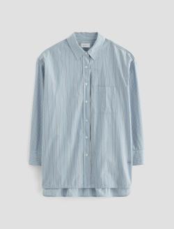 Brea Shirt Halo Stripe Blue Multi Oversized Shirt WOMENS TOPS Photo 1