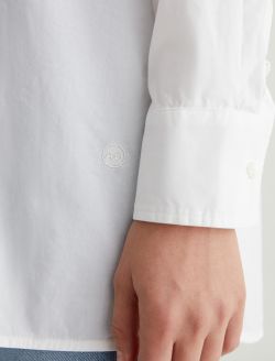 Brea Shirt Pearl White Oversized Shirt WOMENS TOPS Photo 7