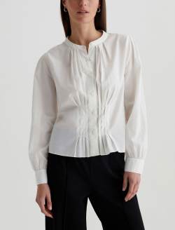 Adalyn Powder Pintuck Blouse WOMENS TOPS Photo 2