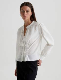 Adalyn Powder Pintuck Blouse WOMENS TOPS Photo 4
