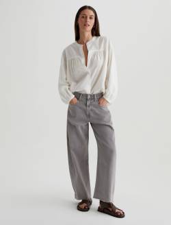 Maven Powder Shirred Blouse WOMENS TOPS Photo 5