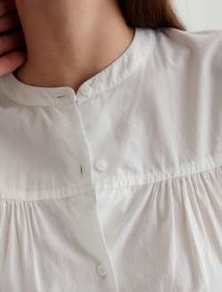 Maven Powder Shirred Blouse WOMENS TOPS Photo 6
