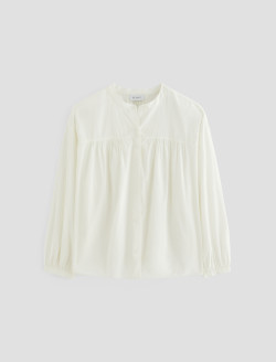 Maven Powder Shirred Blouse WOMENS TOPS Photo 1