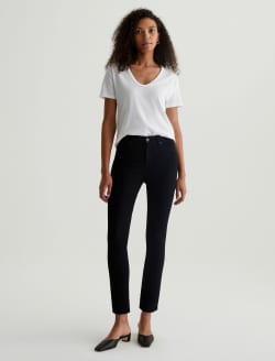 Aspen U True White Relaxed U Neck T-Shirt WOMENS TOPS Photo 4