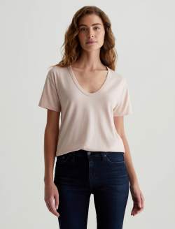 【U LAN】Aensseo Velvet Track Over Tee Violin Oversized Shirt – La Garçonne