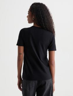 Jagger Crew Cali Bloom True Black Classic Graphic Tee WOMENS TOPS Photo 8