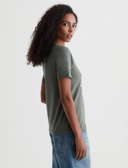 Jagger Crew Cali Bloom Hunter Sage Classic Graphic Tee WOMENS TOPS Photo 4