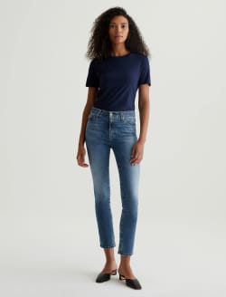 Jagger Crew Deep Navy Classic Crew Neck WOMENS TOPS Photo 4