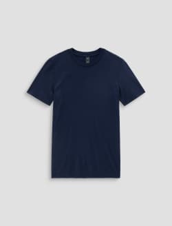Jagger Crew Deep Navy Classic Tee WOMENS TOPS Photo 1