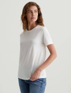 Jagger Crew Ivory Dust Classic Crew Neck WOMENS TOPS Photo 6