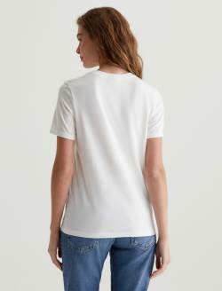 Jagger Crew Ivory Dust Classic Crew Neck WOMENS TOPS Photo 7