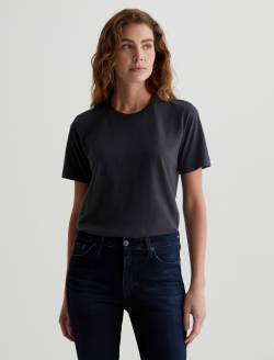 Jagger Crew Ink Stone Classic Crew Neck WOMENS TOPS Photo 1