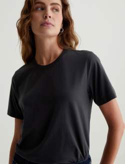 Jagger Crew Ink Stone Classic Crew Neck WOMENS TOPS Photo 2