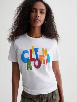 Jagger Crew Cali Dream True White Classic Graphic Tee WOMENS TOPS Photo 6