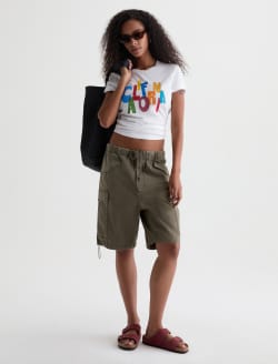 Jagger Crew Cali Dream True White Classic Graphic Tee WOMENS TOPS Photo 8