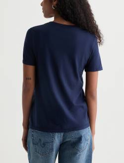 Jagger Crew Poolside Hotel Deep Navy Classic Graphic Tee WOMENS TOPS Photo 8