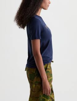 Jagger Crew Pacific Haze Deep Trenches Classic Graphic Tee WOMENS TOPS Photo 4