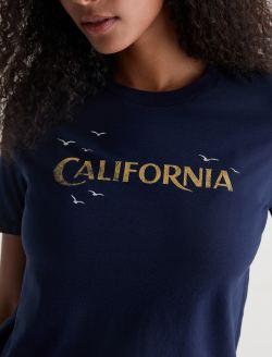 Jagger Crew Pacific Haze Deep Trenches Classic Graphic Tee WOMENS TOPS Photo 6