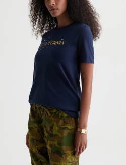Jagger Crew Pacific Haze Deep Trenches Classic Graphic Tee WOMENS TOPS Photo 7