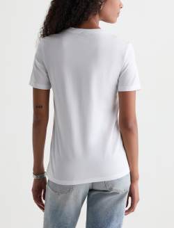 Jagger Crew Sun Daisy True White Classic Graphic Tee WOMENS TOPS Photo 8