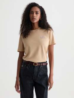 Jagger Crew Stony Hill Wheat Field Classic Graphic Tee WOMENS TOPS Photo 2