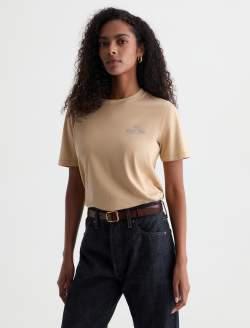 Jagger Crew Stony Hill Wheat Field Classic Graphic Tee WOMENS TOPS Photo 7
