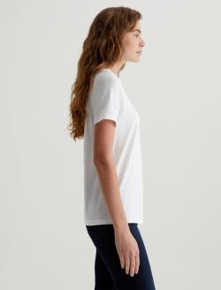 Jagger Crew True White Classic Crew Neck WOMENS TOPS Photo 3