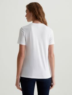 Jagger Crew True White Classic Crew Neck WOMENS TOPS Photo 7