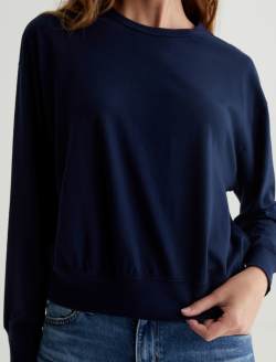 Karter Pullover Deep Navy Oversized Long Sleeve Pullover WOMENS TOPS Photo 5