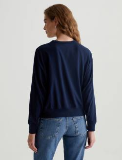 Karter Pullover Deep Navy Oversized Long Sleeve Pullover WOMENS TOPS Photo 7