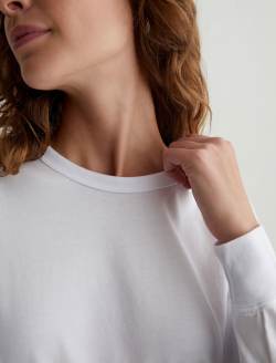 Karter Pullover True White Oversized Long Sleeve Pullover WOMENS TOPS Photo 5