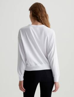 Karter Pullover True White Oversized Long Sleeve Pullover WOMENS TOPS Photo 7