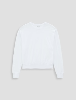 Karter Pullover True White Long-Sleeve Jersey Knit WOMENS TOPS Photo 1