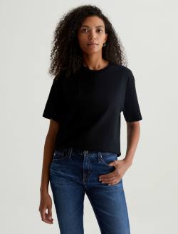 Karter Ex-Boyfriend True Black Oversized Crew Neck WOMENS TOPS Photo 1