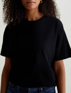 Karter Ex-Boyfriend True Black Oversized Crew Neck WOMENS TOPS Photo 2