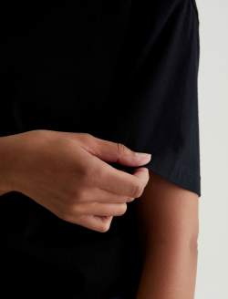 Karter Ex-Boyfriend True Black Oversized Crew Neck WOMENS TOPS Photo 5