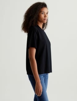 Karter Ex-Boyfriend True Black Oversized Crew Neck WOMENS TOPS Photo 6