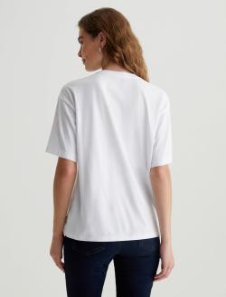 Karter Ex-Boyfriend True White Oversized Crew Neck WOMENS TOPS Photo 7