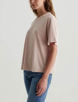 Karter Ex-Boyfriend Vintage Pink Oversized Crew Neck WOMENS TOPS Photo 3